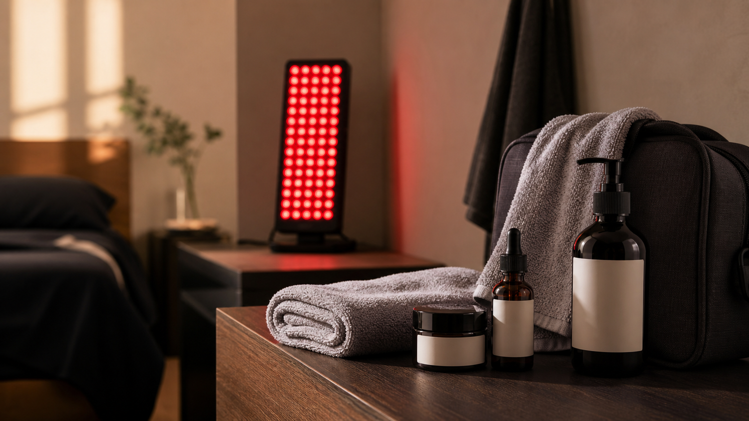 Red Light Wellness for Men: Grooming, Skin & Recovery Routines