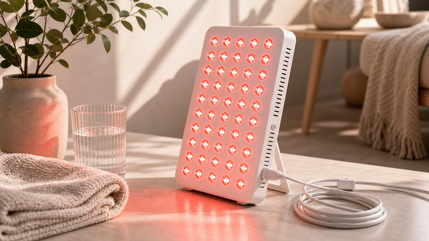 Editorial cover image for SOLRA article: What to Expect Owning a Red Light Panel: Power, Heat, Noise & Daily Use