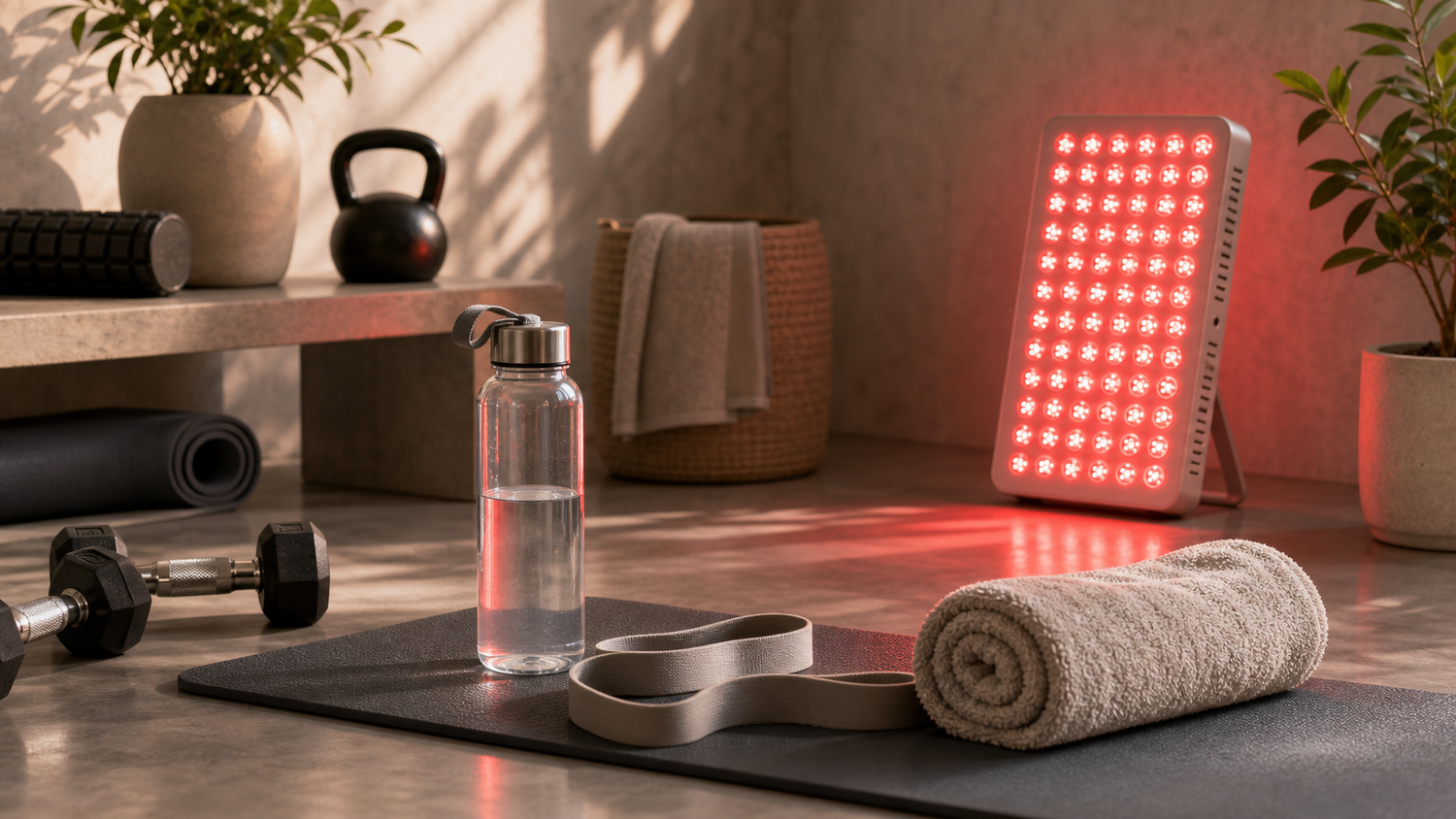 Editorial cover image for SOLRA article: Red Light Wellness and Your Workout: How to Time Sessions Around Training