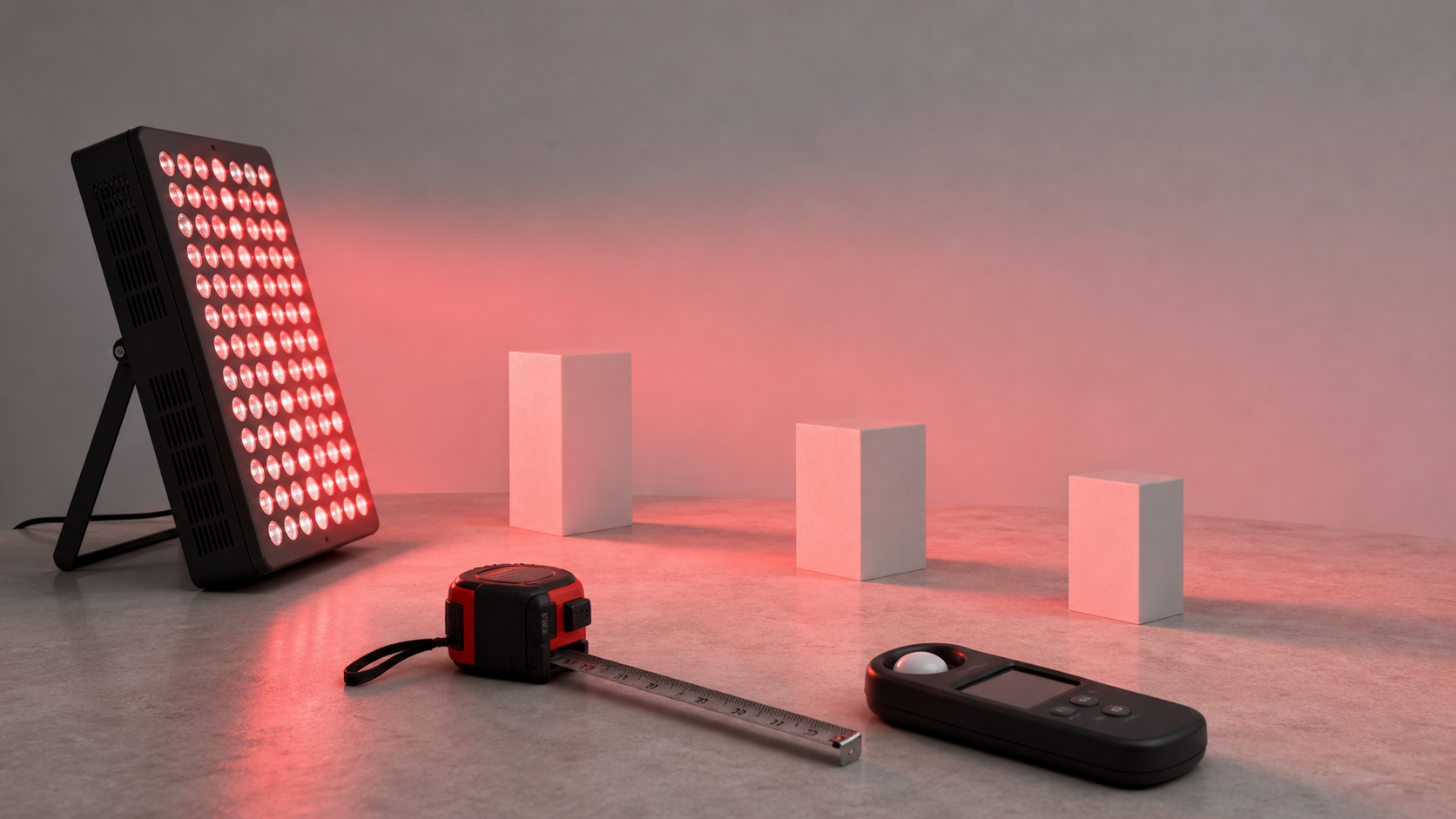 Editorial cover image for SOLRA article: Understanding Irradiance: How to Read Red Light Panel Power Specs