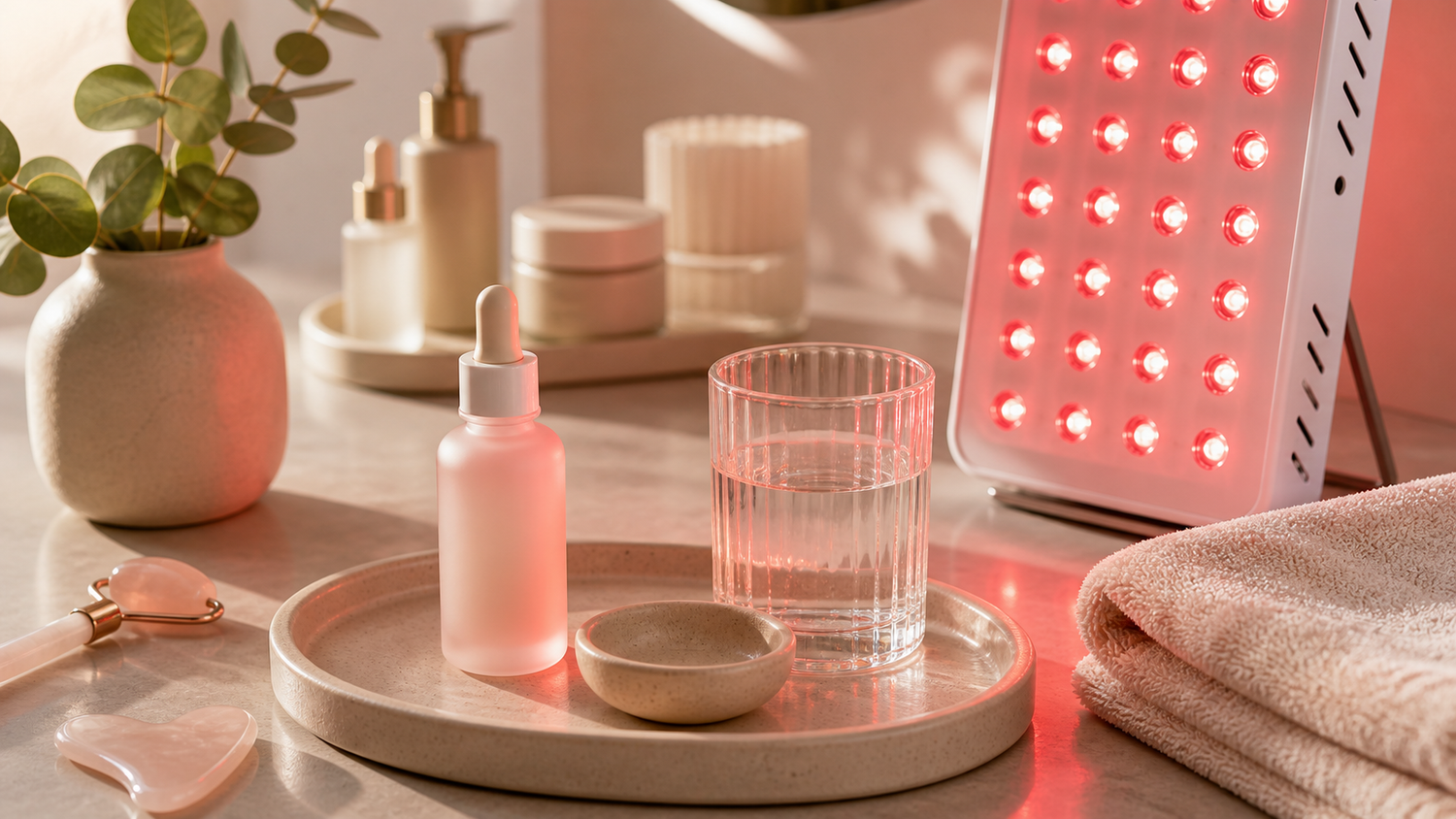 Editorial cover image for SOLRA article: Red Light for Skin Clarity: 660nm Wavelengths and Surface Skin Wellness