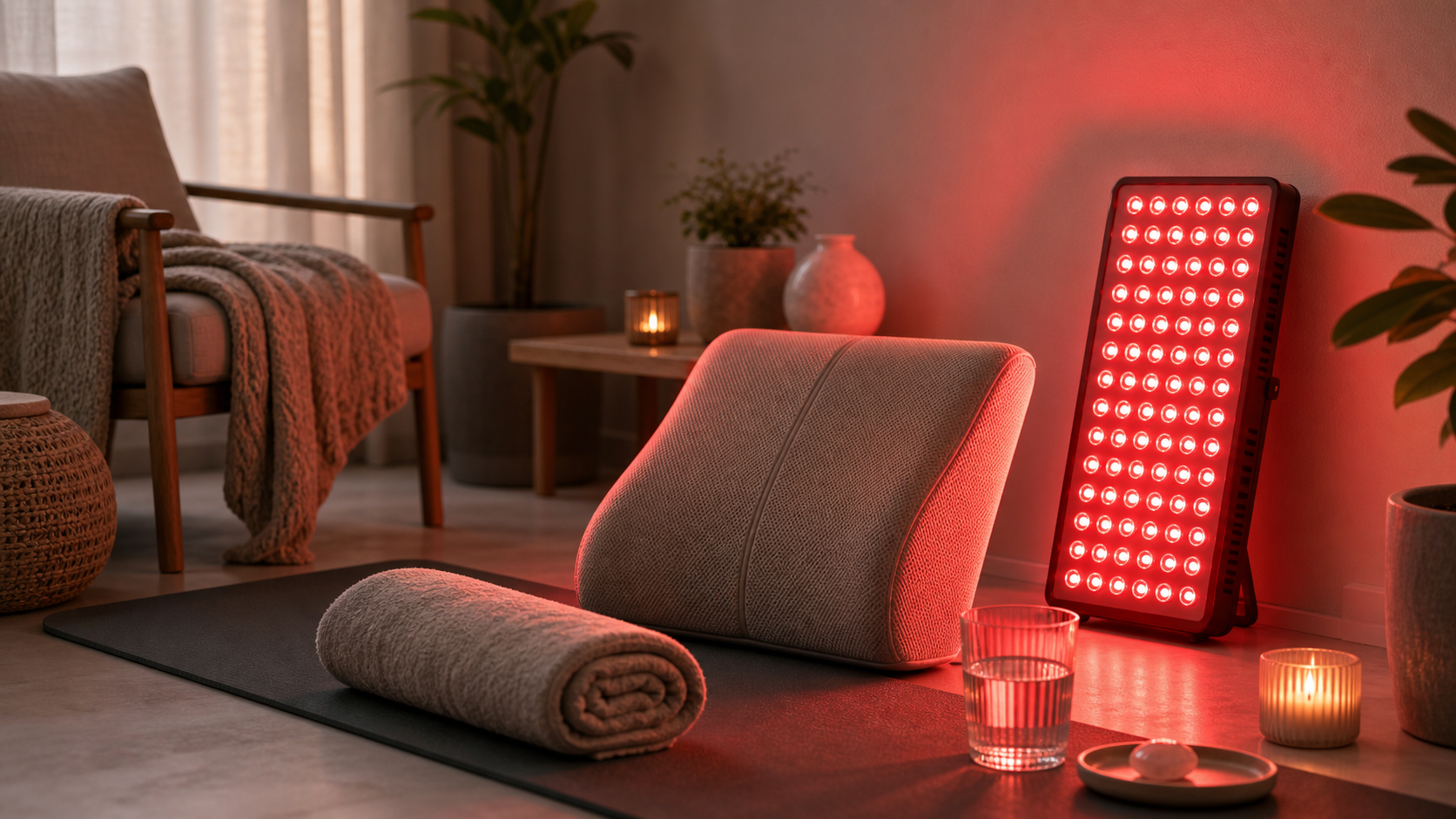 Editorial cover image for SOLRA article: Red Light for Back-Area Wellness: Wavelengths, Sessions, and Recovery Routines