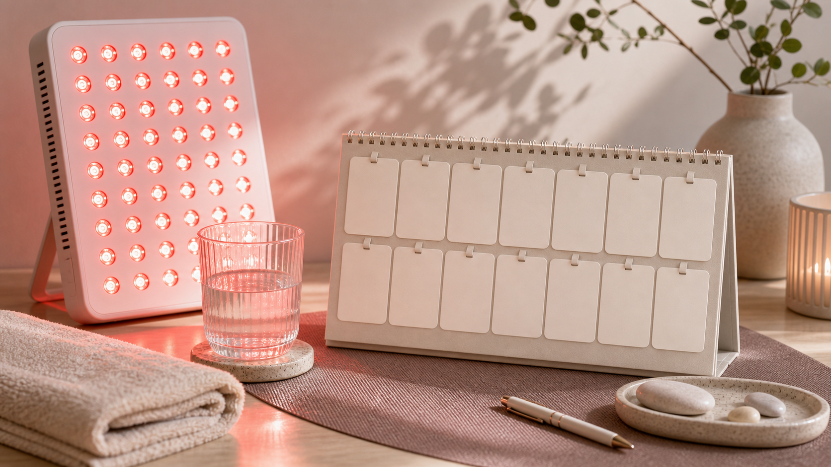 Editorial cover image for SOLRA article: How Often Should You Use Red Light Therapy? Frequency, Duration & Schedule