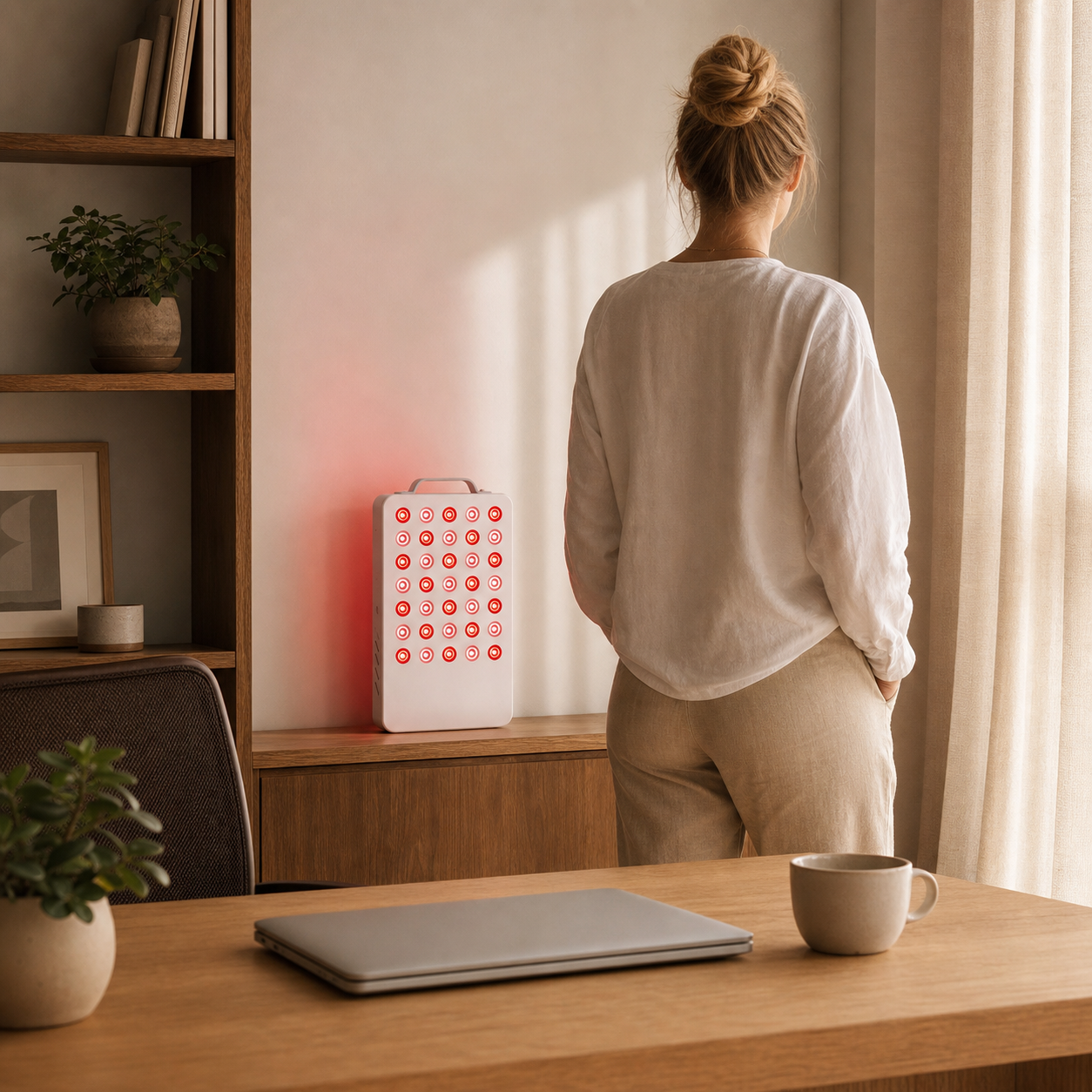 Red Light Wellness for Remote Workers: Short Breaks for Desk Days