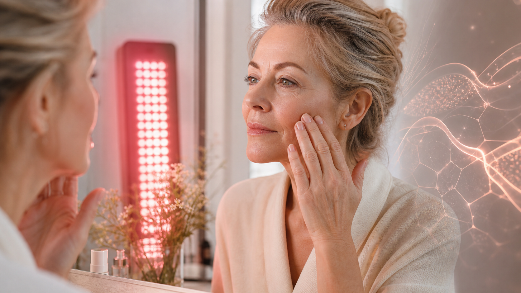 Editorial cover image for SOLRA article: Red Light Therapy and Collagen: What “Collagen Support” Really Means