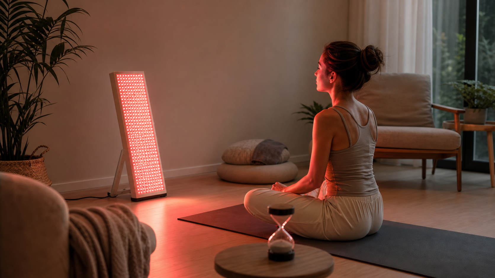 Editorial cover image for SOLRA article: Red Light Therapy Session Length: How Long Should Each Session Be?