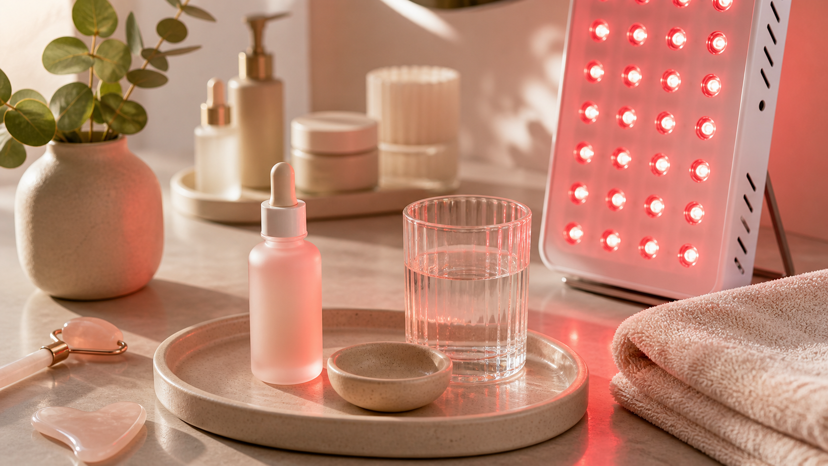 Editorial cover image for SOLRA article: Red Light for Skin Clarity: 660nm Wavelengths and Surface Skin Wellness