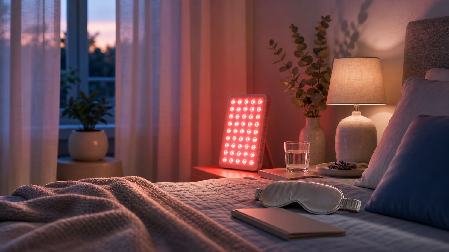 Editorial cover image for SOLRA article: Red Light Therapy and Sleep: The Surprising Connection to Circadian Rhythm