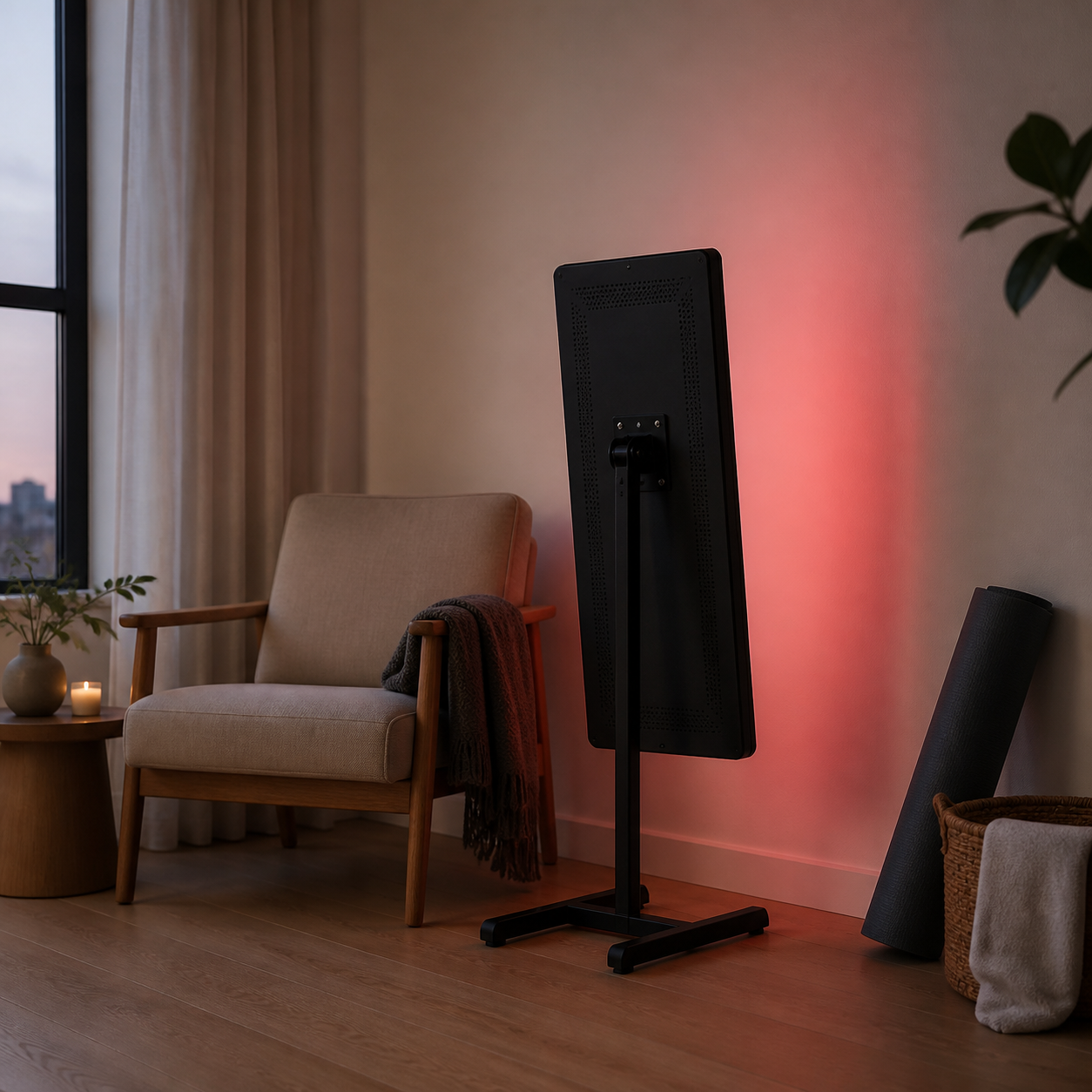 SOLRA blog cover: How to Choose a Red Light Panel Stand: Floor, Desk, Wall, or Door?