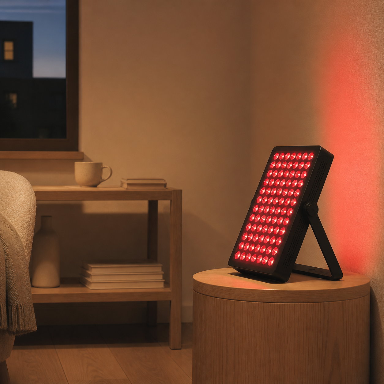SOLRA blog cover: Red Light Panel Fan Noise: What Is Normal in a Home Setup?