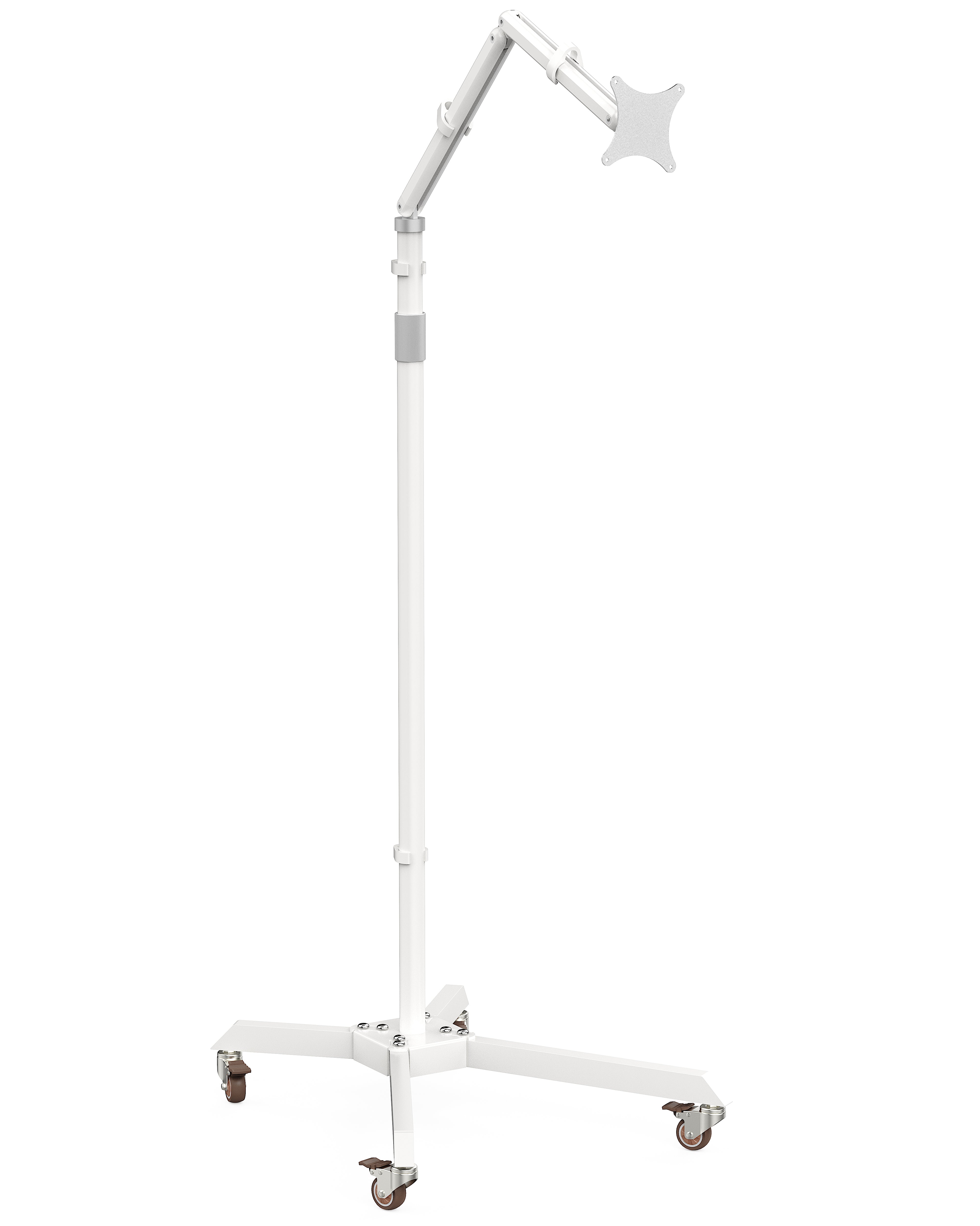 SOLRA mobile floor stand adjustable height front view
