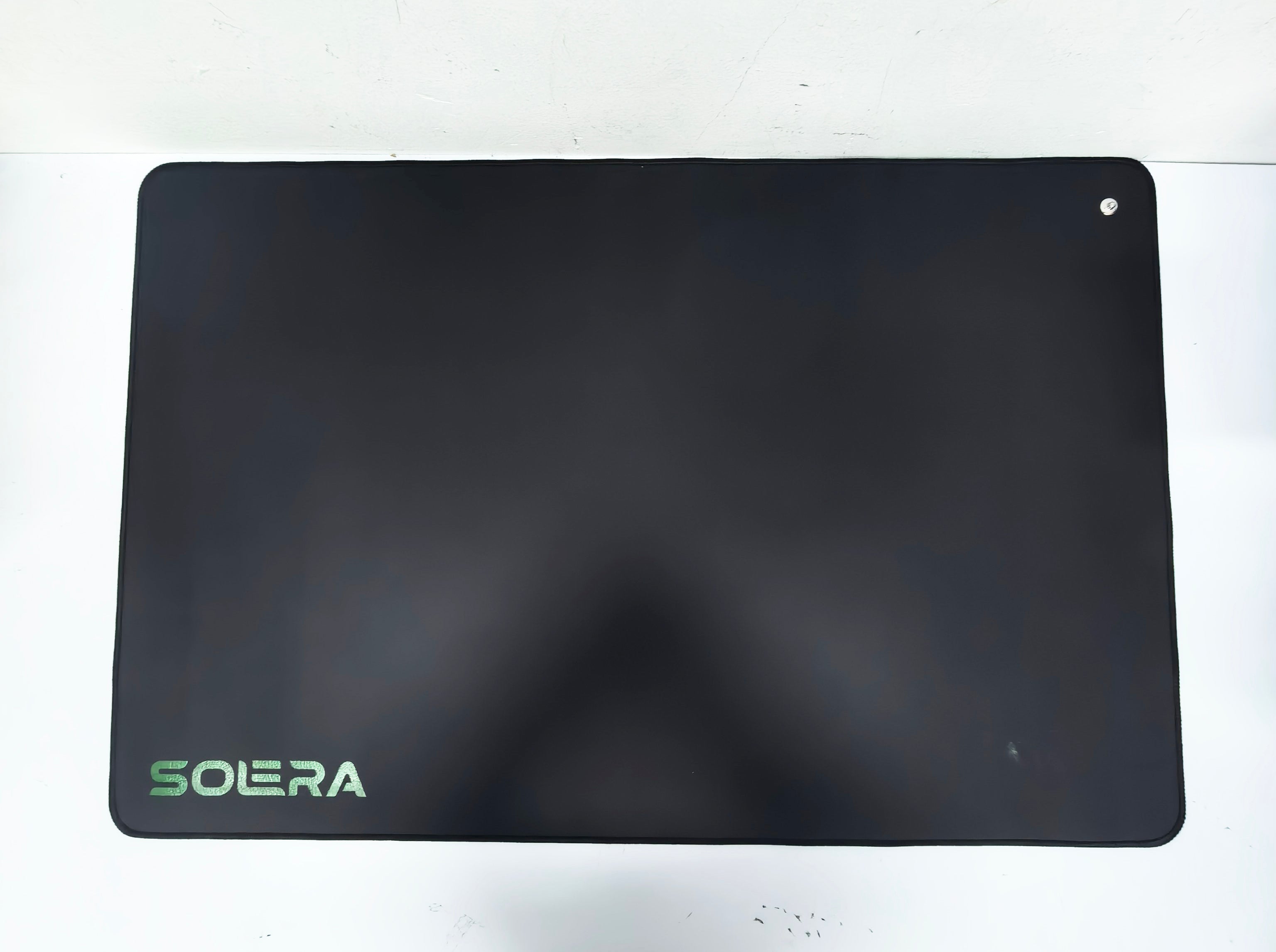 SOLRA GM46 grounding mat, flat top view with logo
